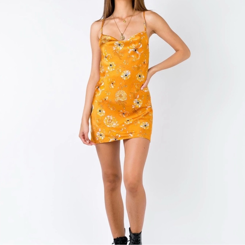 Princess Polly Birds Of Paradise mini dress
